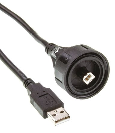 Bulgin - PX0840/B/5M00 - Bulgin 5m ɫ USB |M PX0840/B/5M00, USB 2.0		