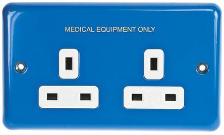 MK - K733CE BLU - MK Albany Plus ϵ IP2XD 2M RAL5015 䓣僌 G  - Ӣʽ Դ K733CE BLU, 13A, 230V ac		