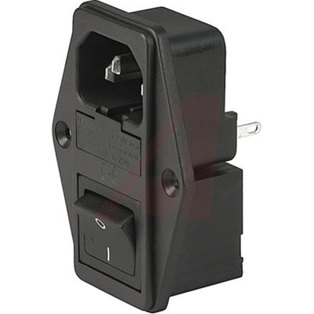 Schurter - 4304.6092 - Schurter 尲b C14 ^ IEC B 4304.6092, ۔ߴ5 x 20mm, BӶ˽, ~10A, 250 V 		