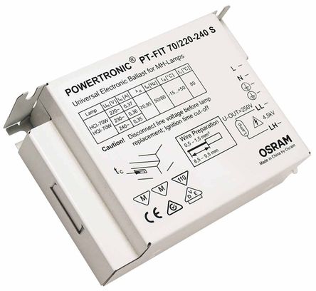 Osram - PT-FIT 70/220-240 S - Osram POWERTRONIC ϵ 1 x 73 W   PT-FIT 70/220-240 S, 220  240 V, ʹHID		