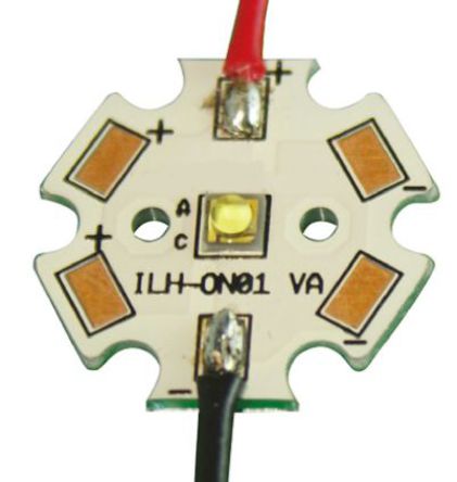 Intelligent LED Solutions - ILH-ON01-SIBL-SC211-WIR200. - ILS OSLON 80 1+ PowerStar ϵ {(ln)ɫ A LED  ILH-ON01-SIBL-SC211-WIR200., 52 lm		